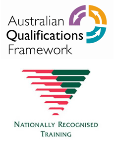 AQF and NRT logos