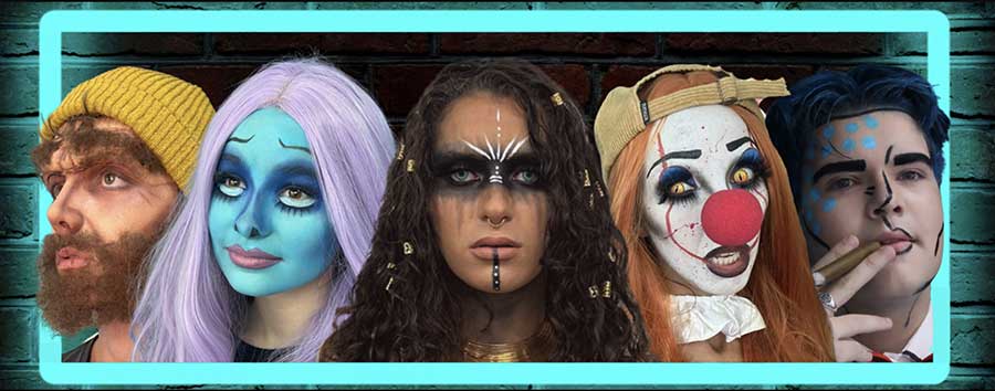 Art of Makeup Society - Diploma of Screen and Media makeup examples