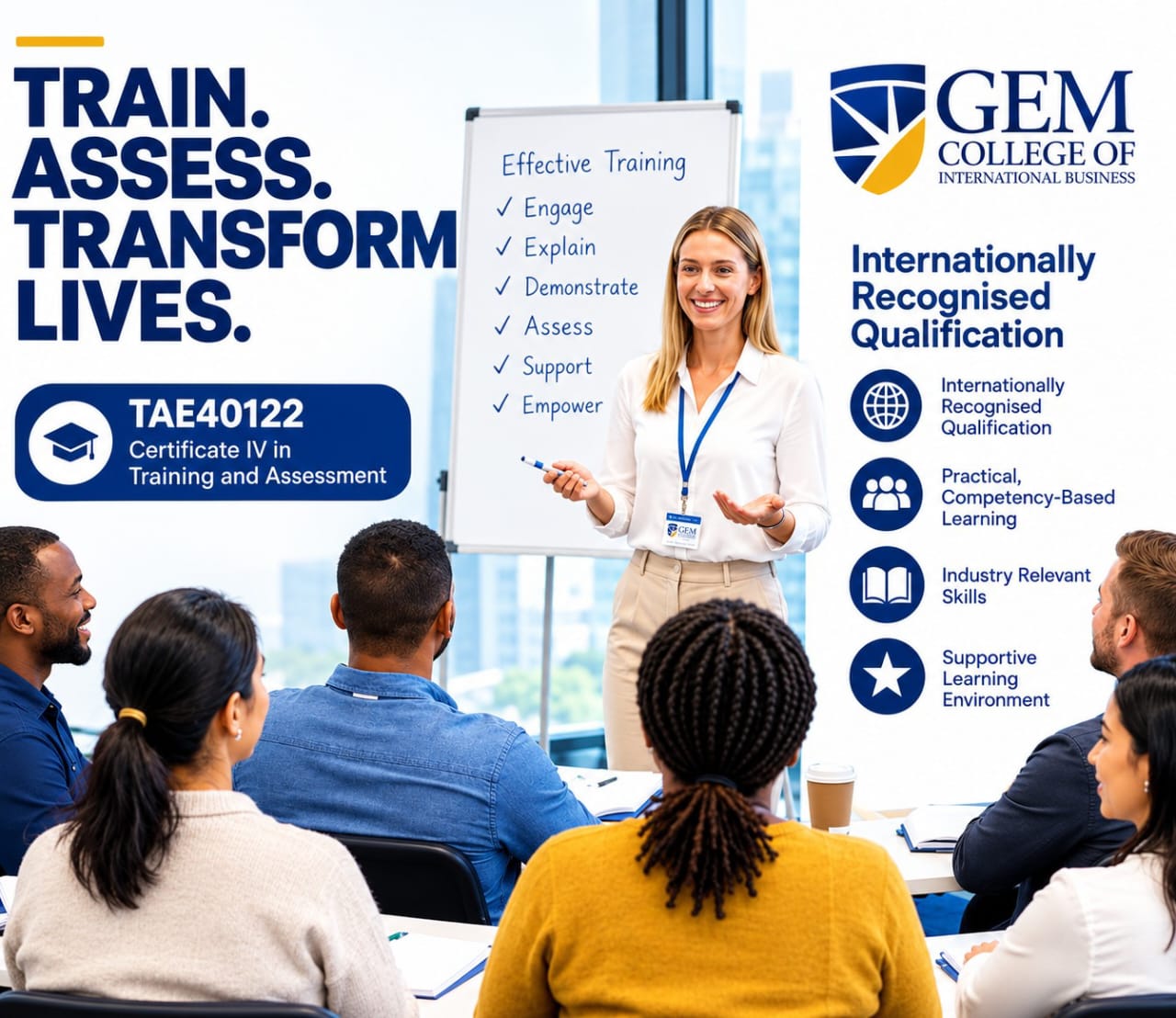 Students in Classroom Cert-IV Training and Assessment
